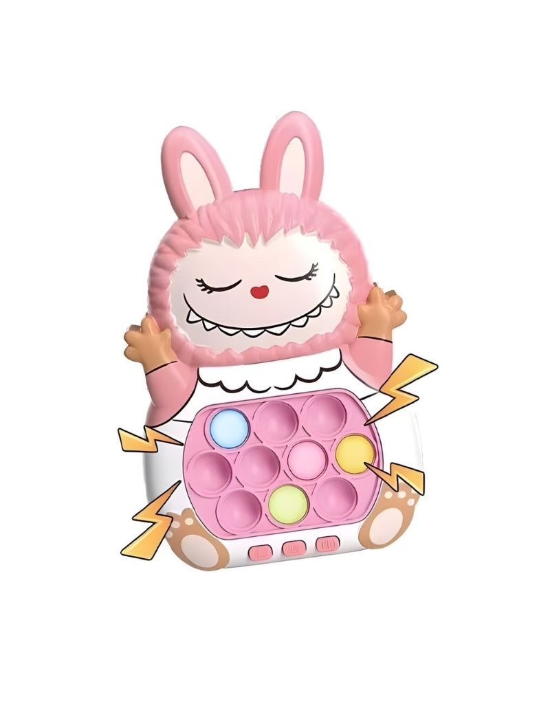 Pop It Electronic Sensory Toys Labubu Pink Brown
