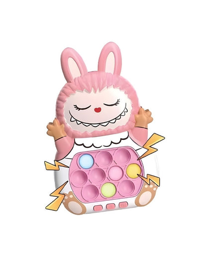 Pop It Electronic Sensory Toys Labubu Pink Brown