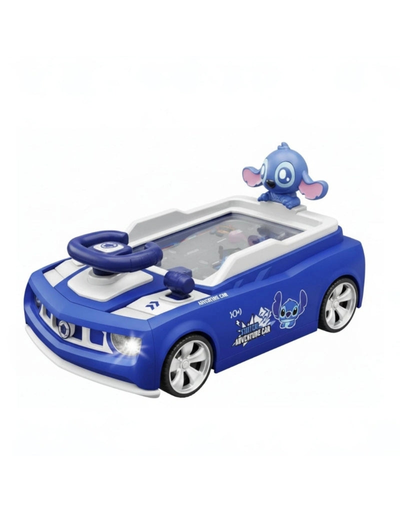 Backlight And English Language Learning Stitch Car Simulator With Melodies