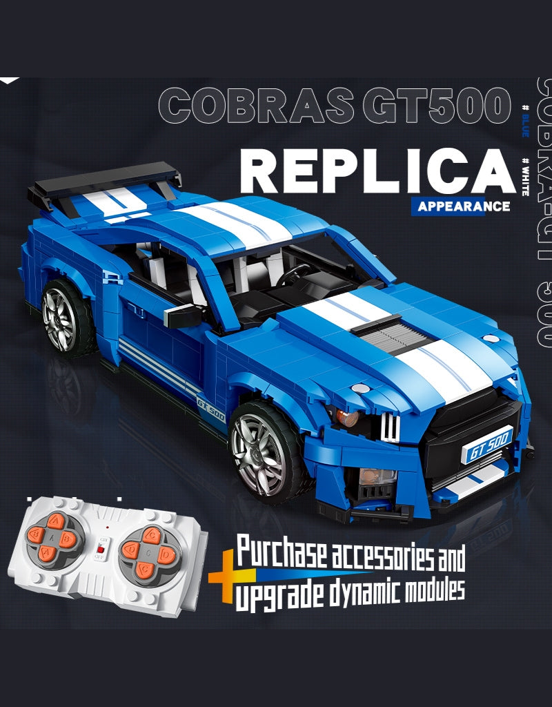 1494 Pcs Diy Super Racing Car Model Builging Block