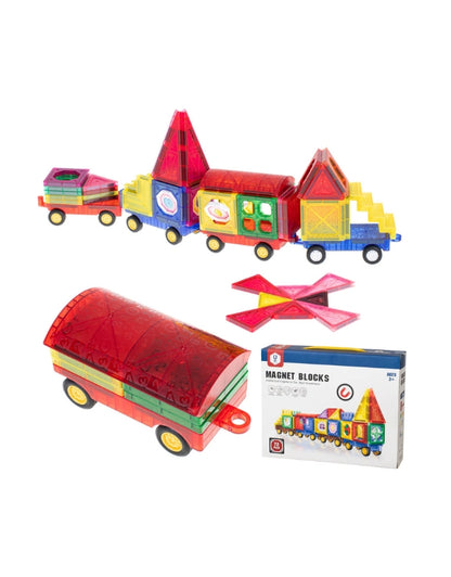 Magnetic Construction Set Different Shapes 72 PCS