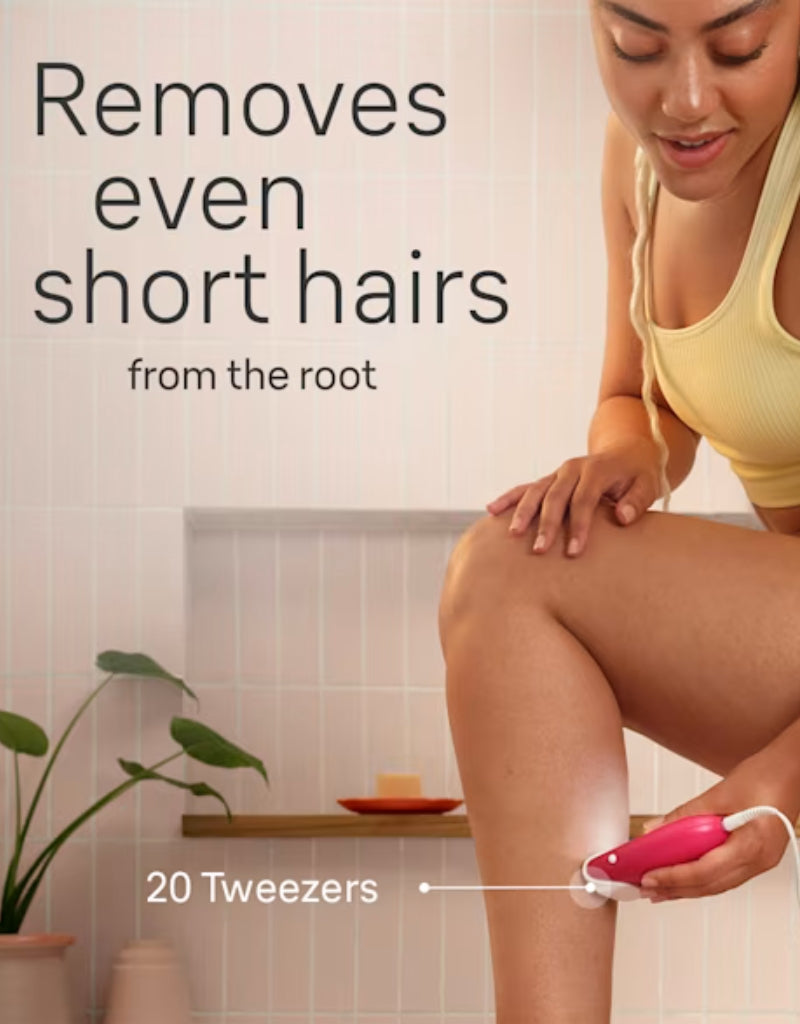 𝗕𝗿𝗮𝘂𝗻 Silk-epil 3 Epilator Raspberry Pink