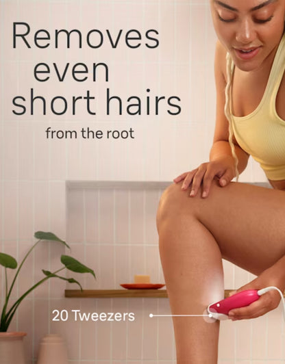 𝗕𝗿𝗮𝘂𝗻 Silk-epil 3 Epilator Raspberry Pink