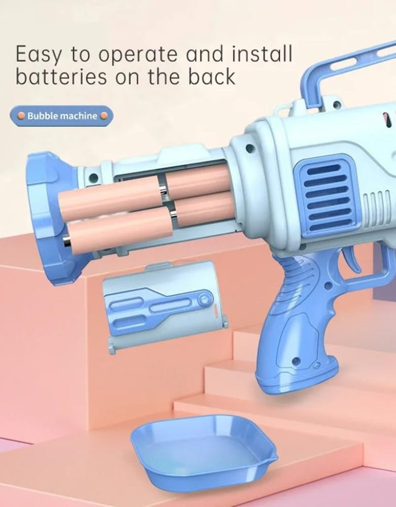 32 Holes Bubble Gun with Solution