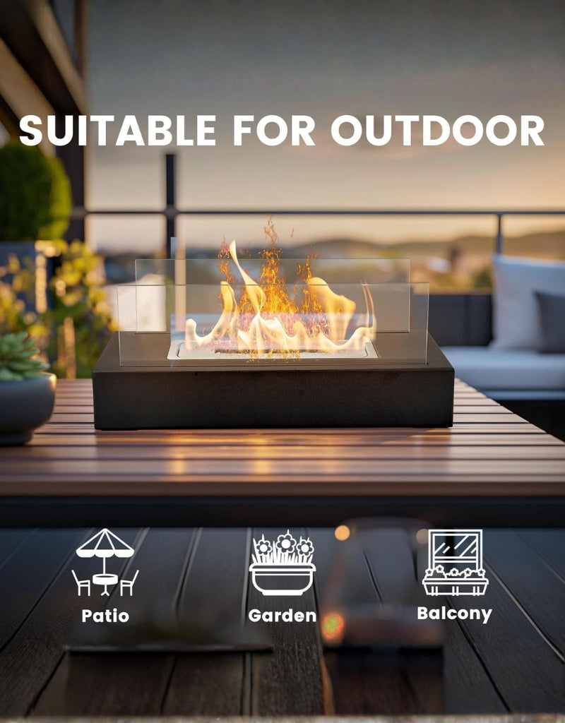 Bioethanol Fireplace Tabletop Indoor & Outdoor