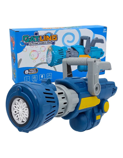 Gatling Electric Bubble Blower Machine Gun