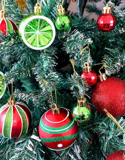 Set of 44 PCS Christmas ball ornaments For Hanging On The Christmas Tree