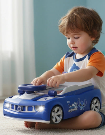 Backlight And English Language Learning Stitch Car Simulator With Melodies