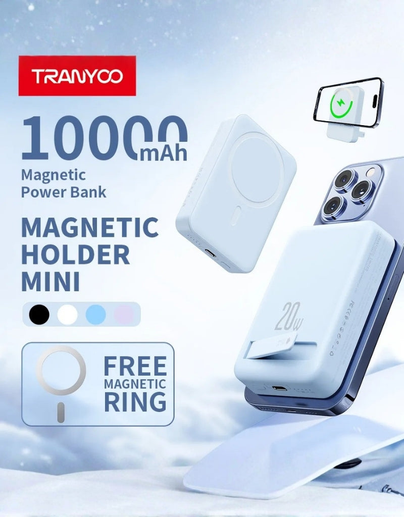 𝗧𝗿𝗮𝗻𝘆𝗼𝗼 Wireless MAgnetic PD Super Fast Power Bank 20W T-F25