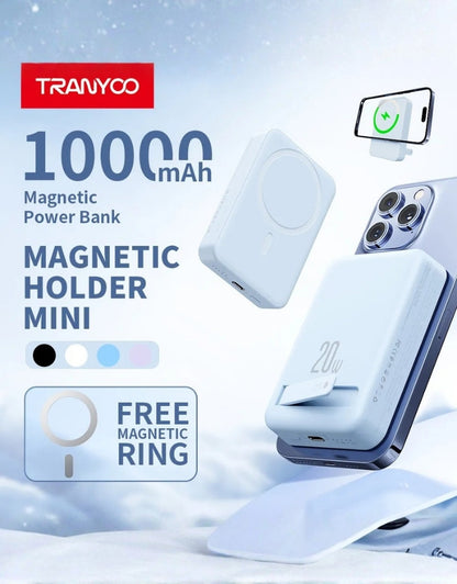 𝗧𝗿𝗮𝗻𝘆𝗼𝗼 Wireless MAgnetic PD Super Fast Power Bank 20W T-F25