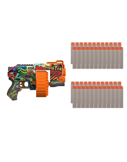 Toy gun Fast Pioneer Monster Hunter with soft bullets 24 rounds