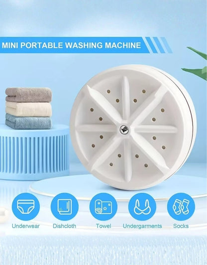 Ultrasonic Portable Washing Machine K-5 Turbine White