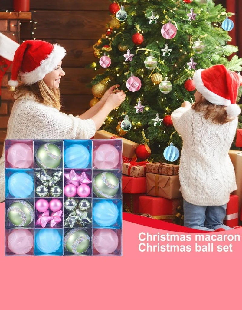 Set Of 45 PCS Candy Ornaments for Christmas Tree