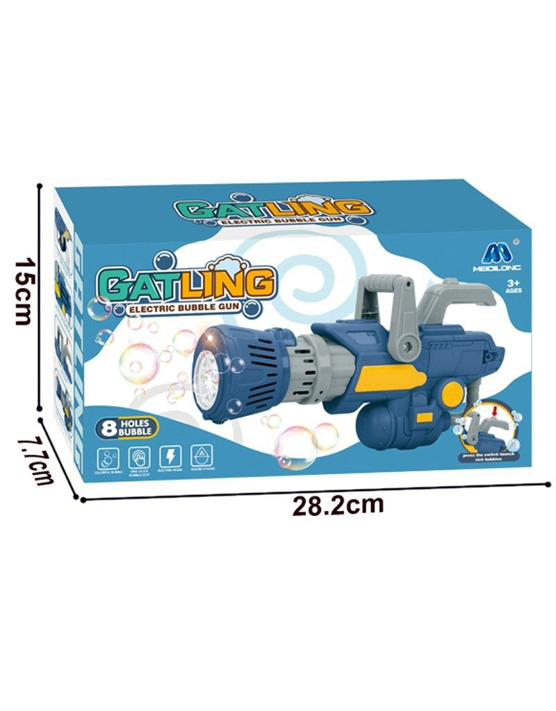 Gatling Electric Bubble Blower Machine Gun
