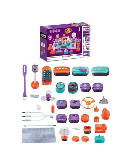 Children's Science Experiment Physics Circuit Experiment Building Blocks Assembly