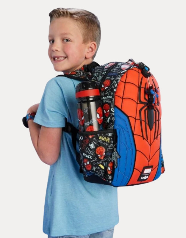 𝗦𝗺𝗶𝗴𝗴𝗹𝗲 Spider Man Junior Character Hoodie Backpack