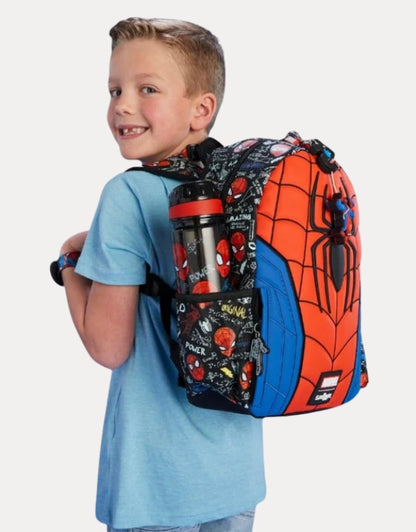 𝗦𝗺𝗶𝗴𝗴𝗹𝗲 Spider Man Junior Character Hoodie Backpack