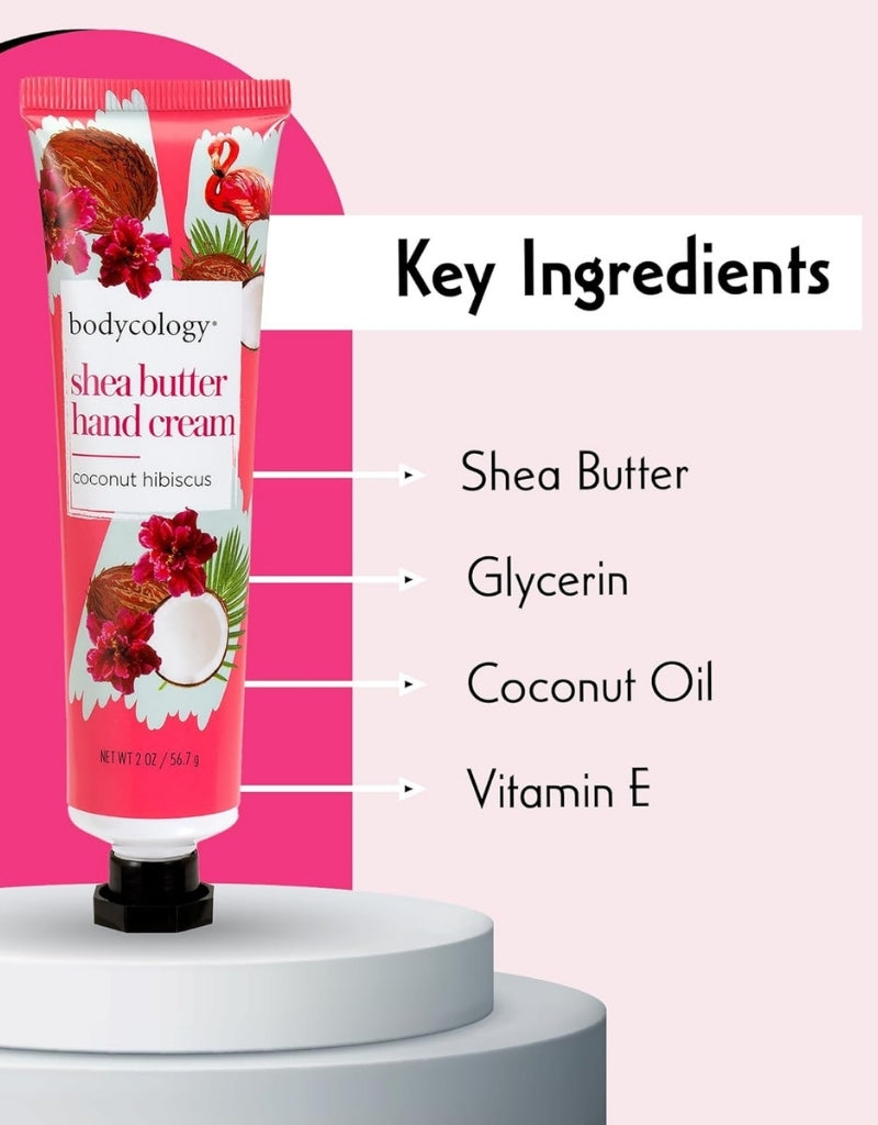 𝗕𝗼𝗱𝘆𝗰𝗼𝗹𝗼𝗴𝘆 Coconut Hibiscus Shea Butter Hand Cream 56 G