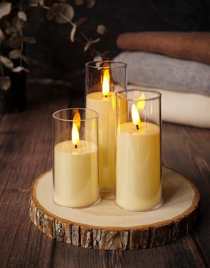 Bullet Flameless Flickering Candle Lights Battery Powered