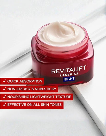 𝗟'𝗢𝗿é𝗮𝗹 𝗣𝗮𝗿𝗶𝘀 Revitalift Laser Night Cream 50ml