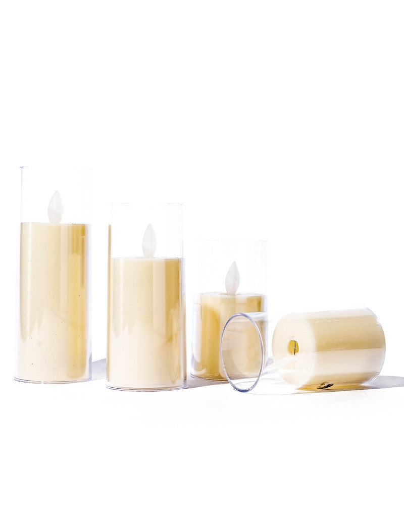 Wavy Flameless Flickering Candle Lights Battery Powered