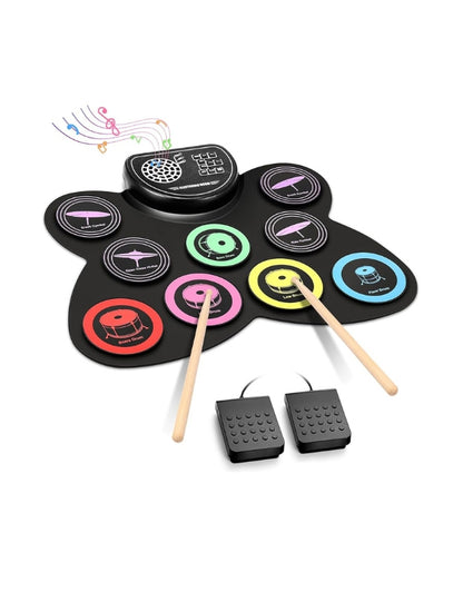 Roll Up Drum Kit 9 Drum Riffs