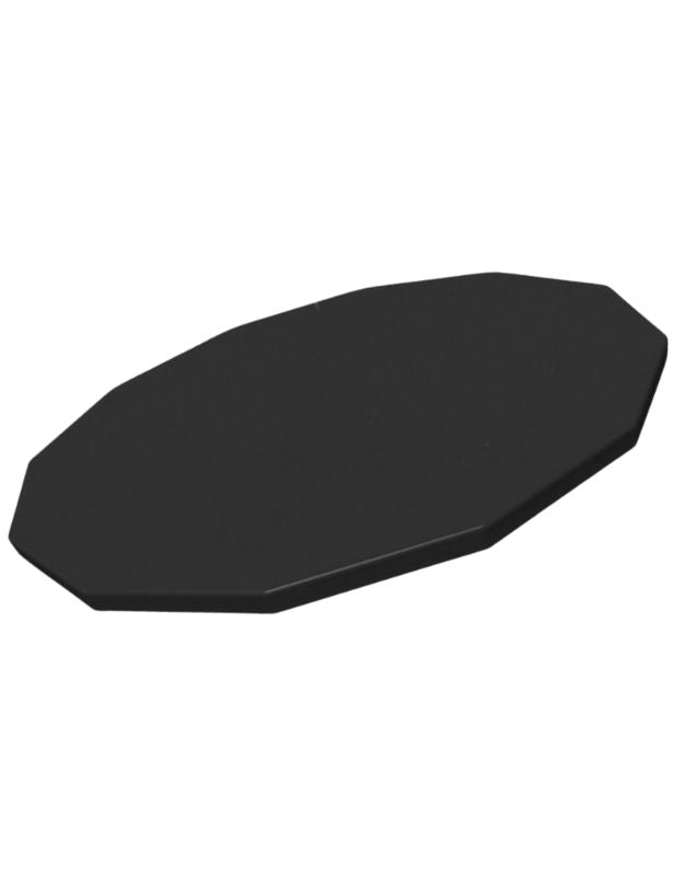 Bestway Flowclear black round pool cover 370 cm displayed flat