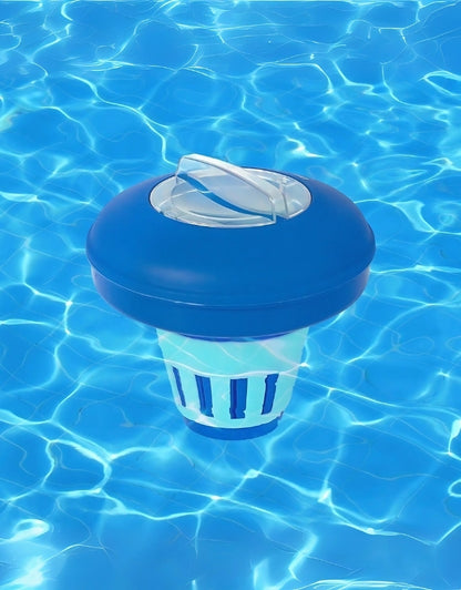 Bestway 58071 floating chlorine dispenser for swimming pool water treatment