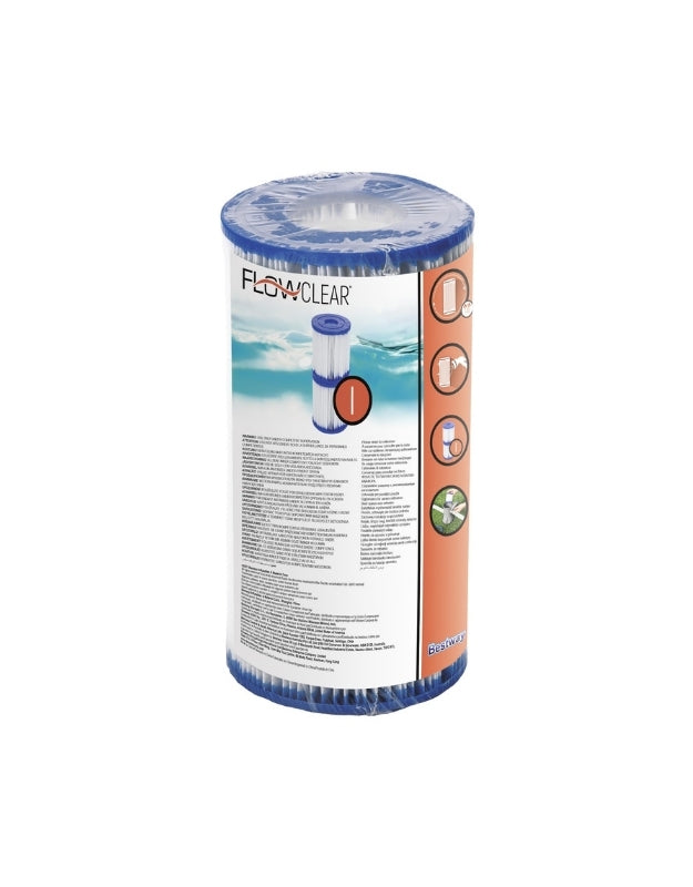 Bestway 58093 Flowclear Hepa Filter Size 1 replacement cartridge in packaging