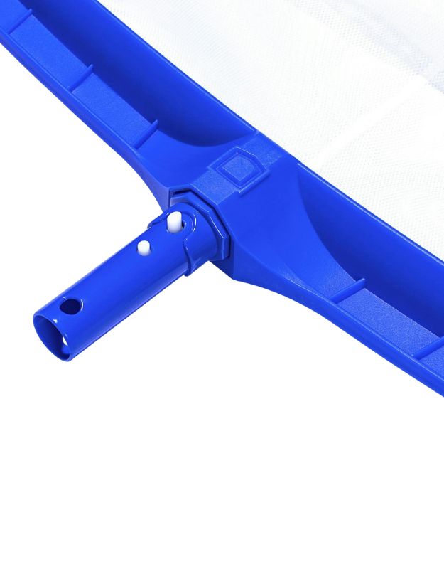 Close-up of Bestway 58660 leaf collector attachment and mesh detail