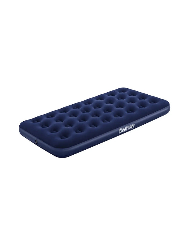 Bestway 67001 inflatable twin air mattress 188x99x22cm in navy blue.
