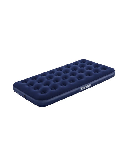 Bestway 67001 inflatable twin air mattress 188x99x22cm in navy blue.