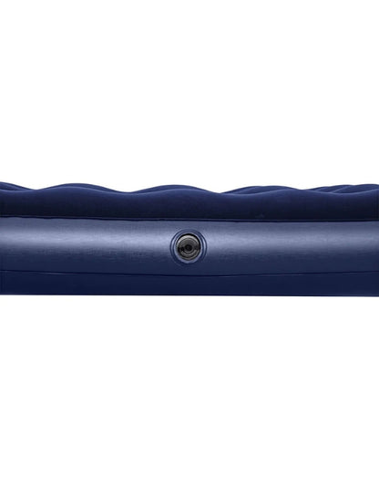 Bestway 67001 twin inflatable mattress 188x99x22cm side view showing inflation valve.