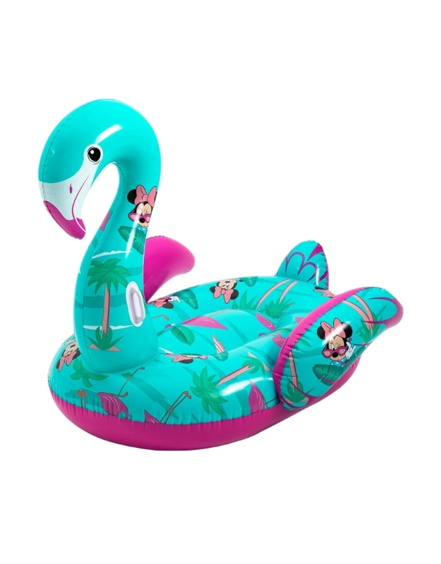 Bestway Disney Minnie Mouse tropical flamingo inflatable pool float 173x170cm