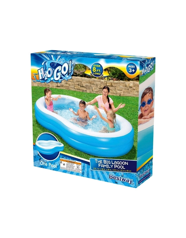 The Bestway NHR inflatable pool with its product box