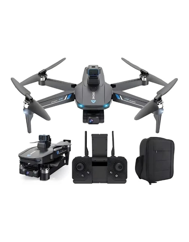 Brushless motor drone with HD camera, GPS and remote control set