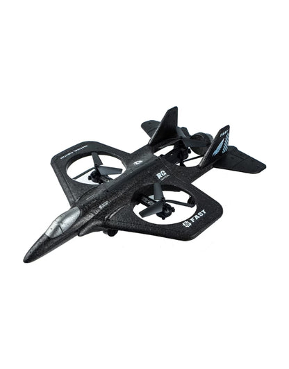 Black Combat Flight Falcon remote control drone top view