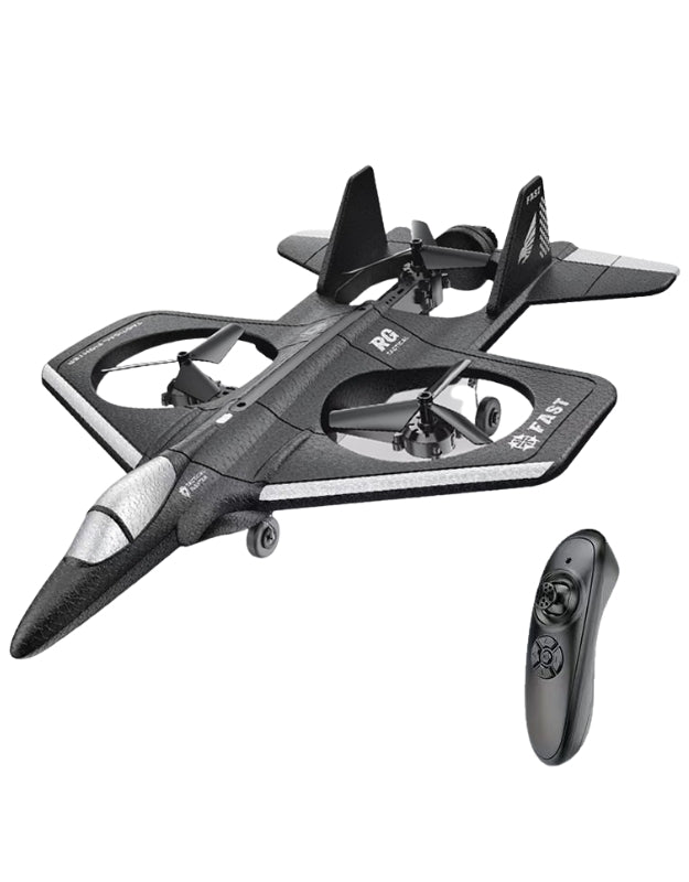 Combat Flight Falcon remote control drone with sleek black design