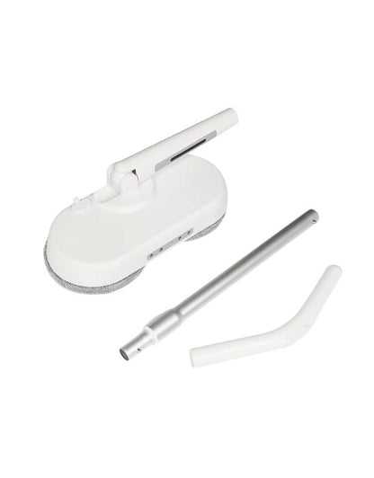 Cordless electric mop with detachable handle and adjustable extension rods.