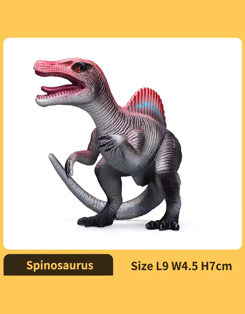 Spinosaurus dinosaur figure with fin detail included in 3D puzzle set