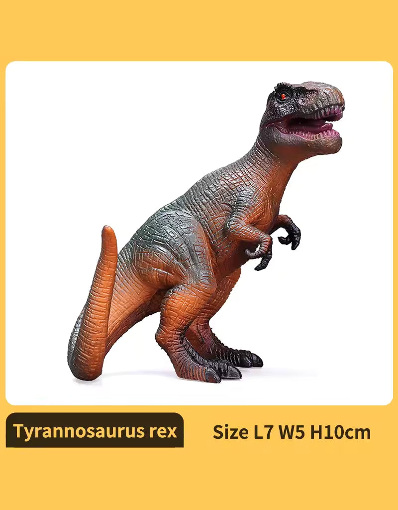 Tyrannosaurus Rex dinosaur toy figure included in the 3D puzzle kit