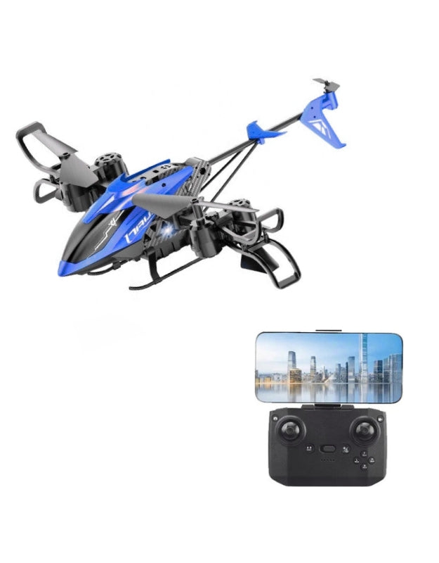 Hawk Helicopter LH-X69 in blue with camera and remote control