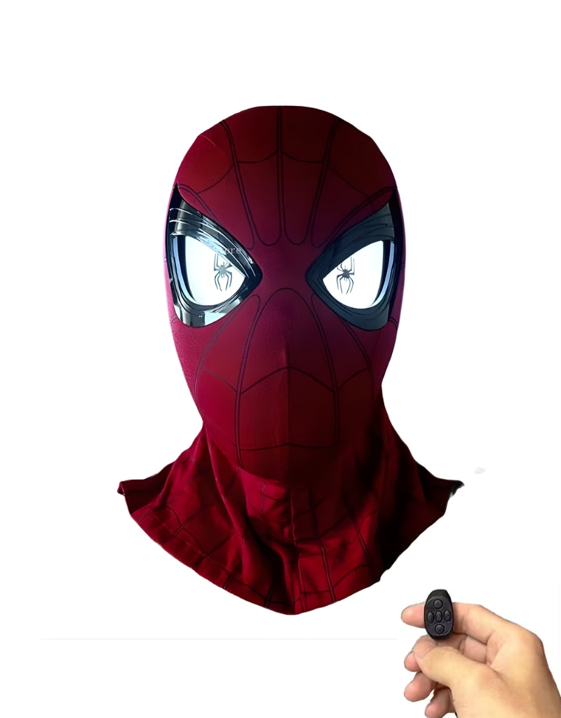 Spider-Man Electric ChinRing Control Helmet Moving Eyes