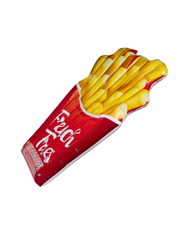 Intex 58775EU French Fries Inflatable Mattress showing full design on white background
