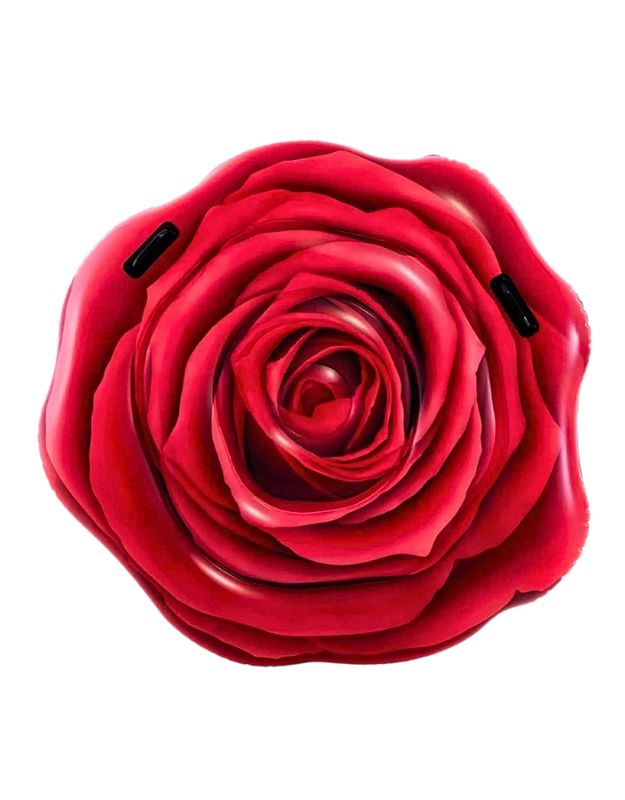 Intex 58783EU inflatable red rose float mat – top view