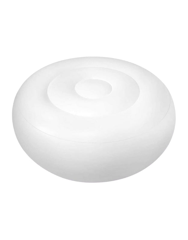 Intex 68697 inflatable pouf with LED backlight white ottoman product view