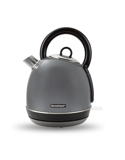 𝗦𝗶𝗹𝘃𝗲𝗿 𝗖𝗿𝗲𝘀𝘁 Retro 2400W Kettle High Quality Water Heater Stainless Steel