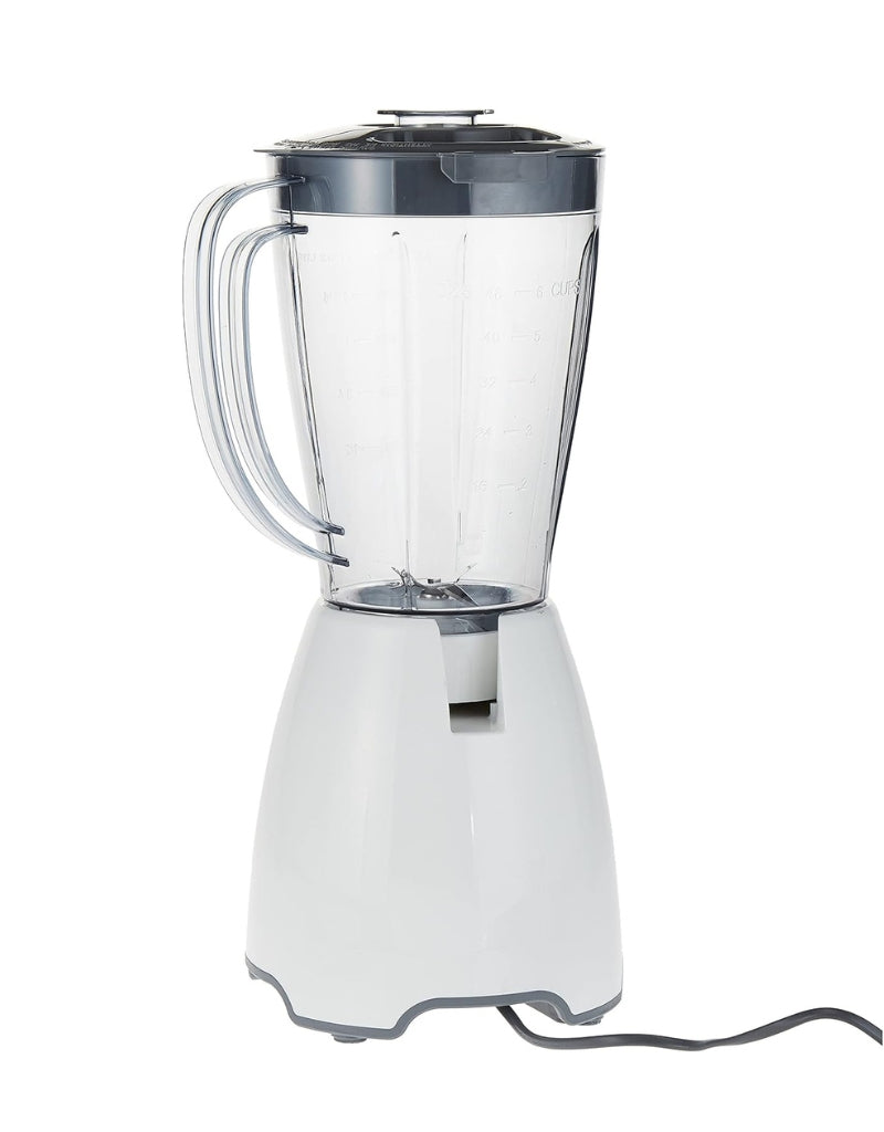 Back view of Kenwood 400W 2L juicer blender showing cord and sturdy plastic base design
