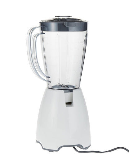 Back view of Kenwood 400W 2L juicer blender showing cord and sturdy plastic base design