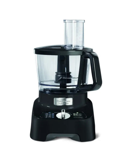 Front view of Moulinex Double Force multifunction food processor with large bowl and ergonomic handle